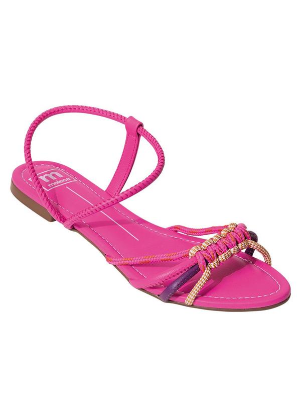 Rasteirinha Moleca Pink em Sintético