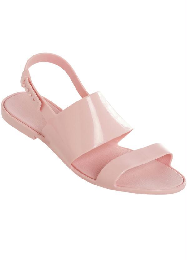 Rasteirinha Rosa Modelo Full Plastic