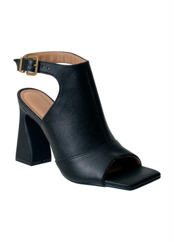 Ankle Boot Vizzano Preto em Sintético