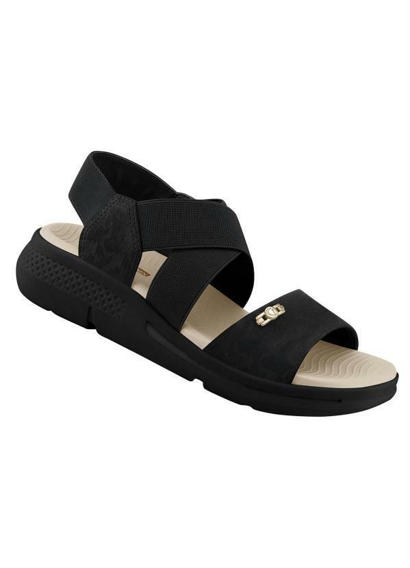 Sandália Comfortflex Preto