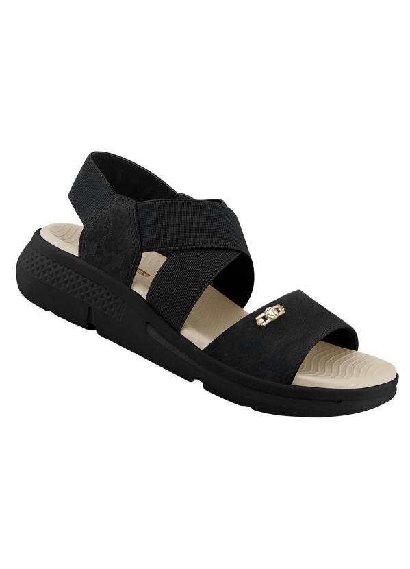 Sandália Comfortflex Preto