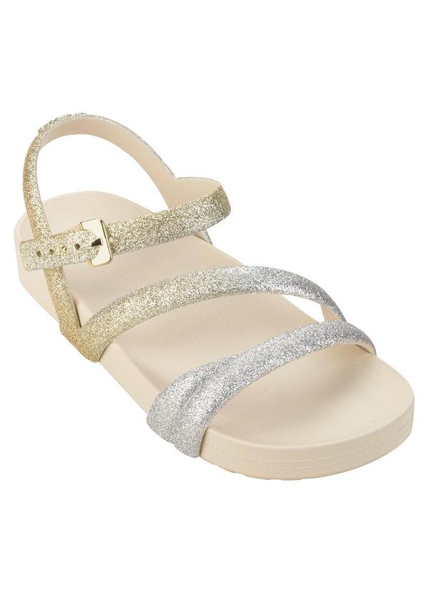 Sandália Zaxy Glitter New Branco