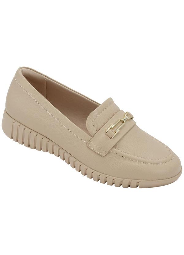Vista 2 Mocassim Comfortflex Bege Comfortflex