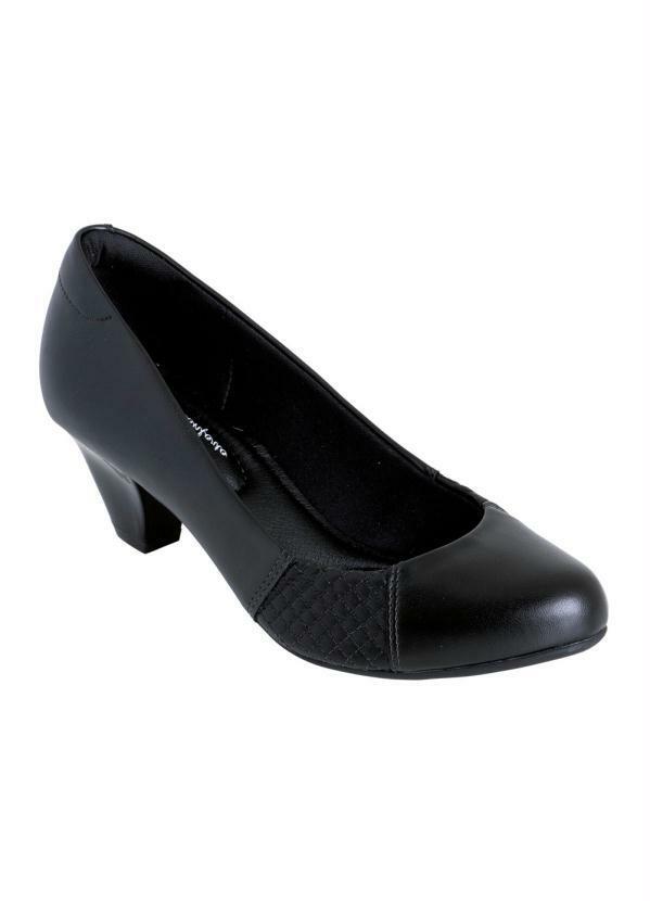 Sapato Modare Preto em Sintético