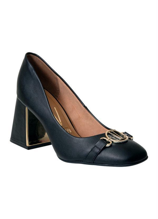 Sapato Vizzano Preto em Sintético