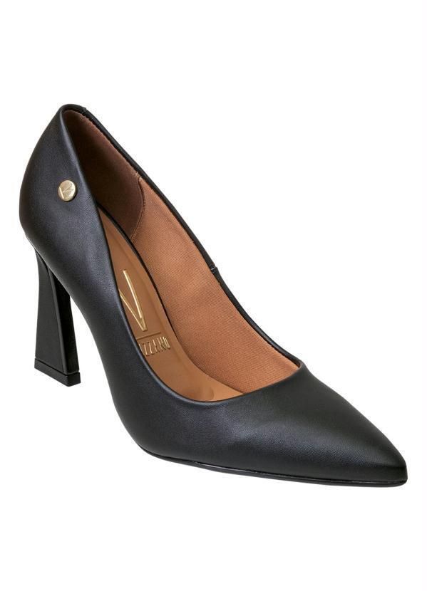 Scarpin Vizzano Preto em Sintético
