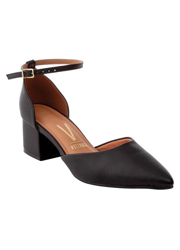 Scarpin Vizzano Preto em Sintético