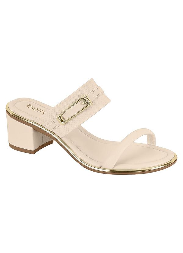 Tamanco Beira Rio Creme