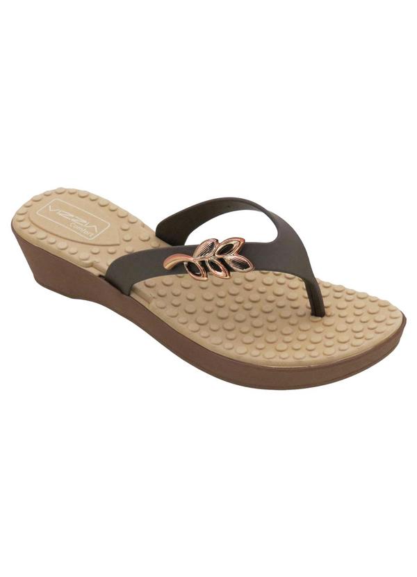 Tamanco Marrom em Pvc