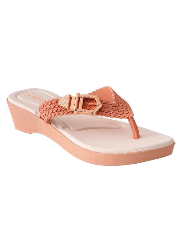 Vista 2 Tamanco Nude em Pvc Perfecta Perfecta