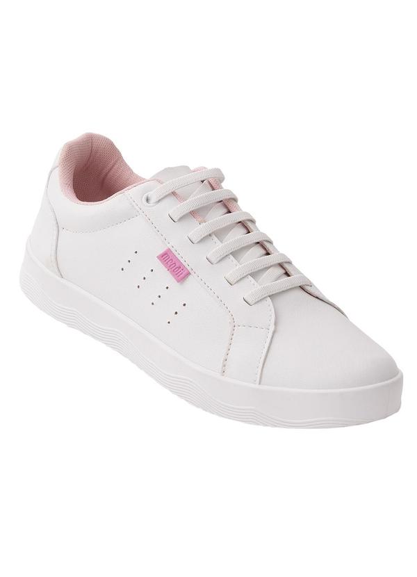 Tênis Casual Branco em Sintético