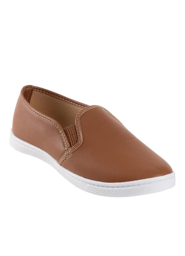 Tênis Casual Caramelo com Elástico