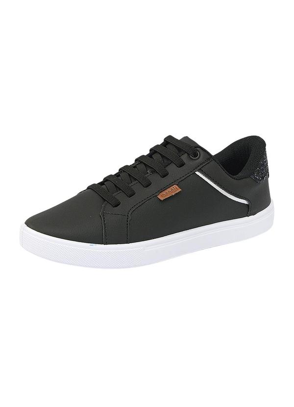 Tênis Casual Preto em Sintético