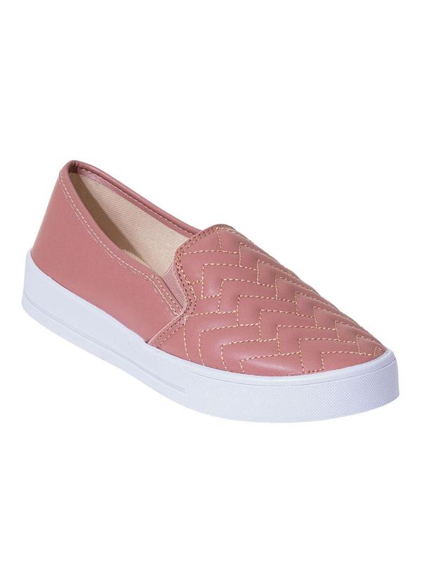 Vista 2 Tênis Casual Rose com Elástico Perfecta Perfecta