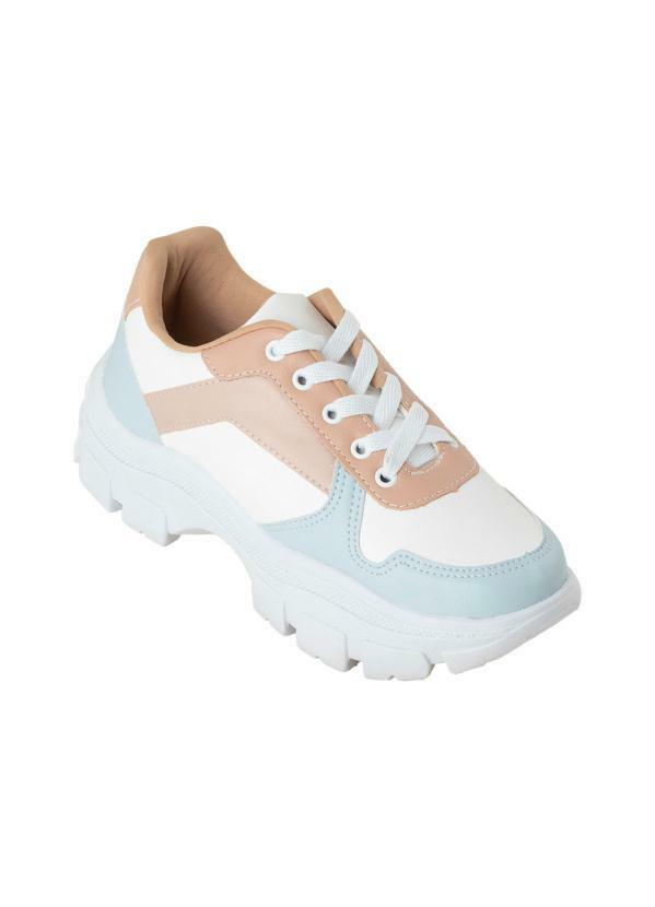 Vista 2 Tênis Casual Rose em Sintético Perfecta Perfecta