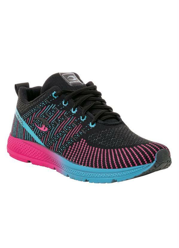 Tênis Esporte Pink com Sola Colorida