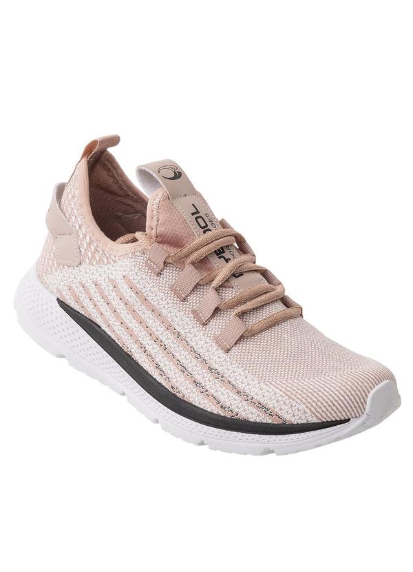 Tênis Esporte Rosa em Tecido