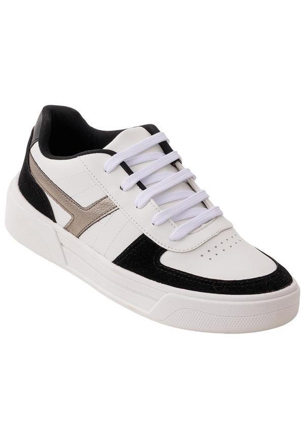 Tênis Casual Branco em Sintético