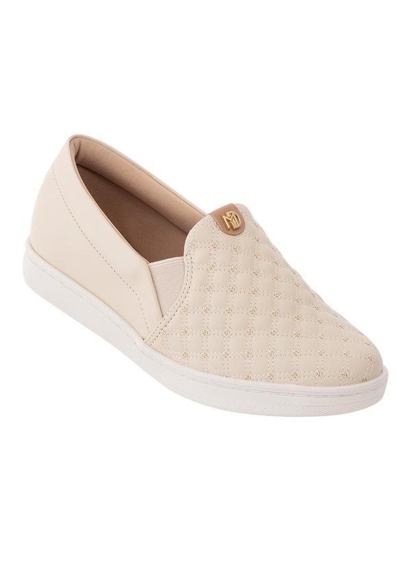 Tenis Modare Creme em Sintético