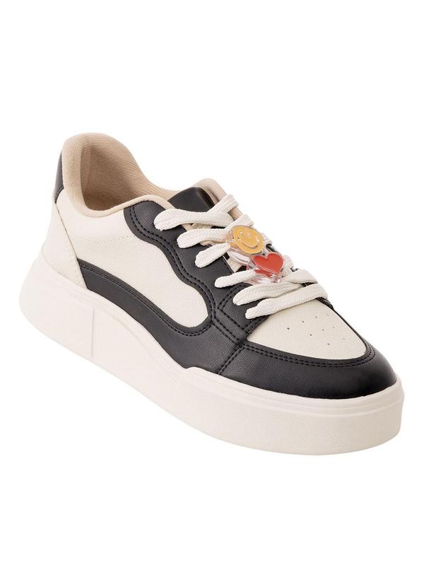Tênis Moleca Off White em Sintético