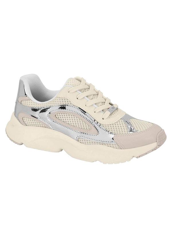 Tênis Vizzano Off White em Sintético e Tecido