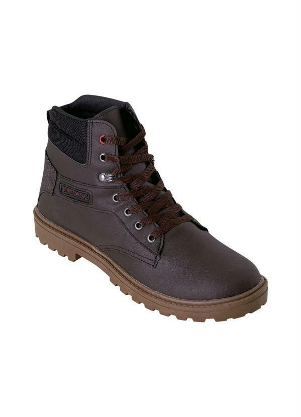 Bota Masculina Café Modelo Cano Alto