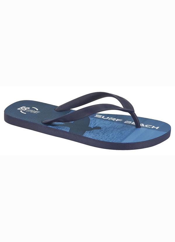 Chinelo Br Sport Marinho em Pvc