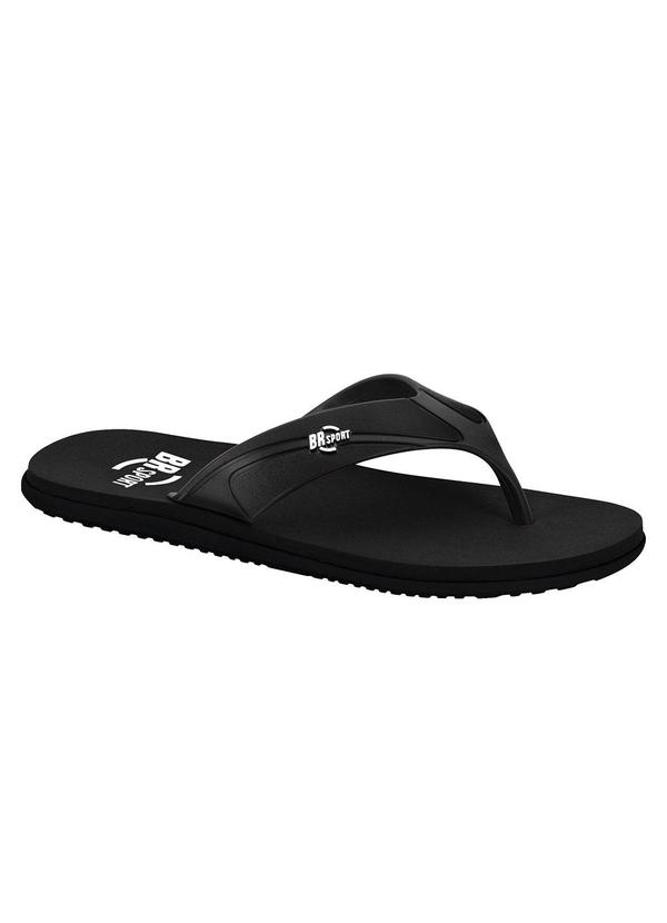 Chinelo Br Sport Preto em Pvc