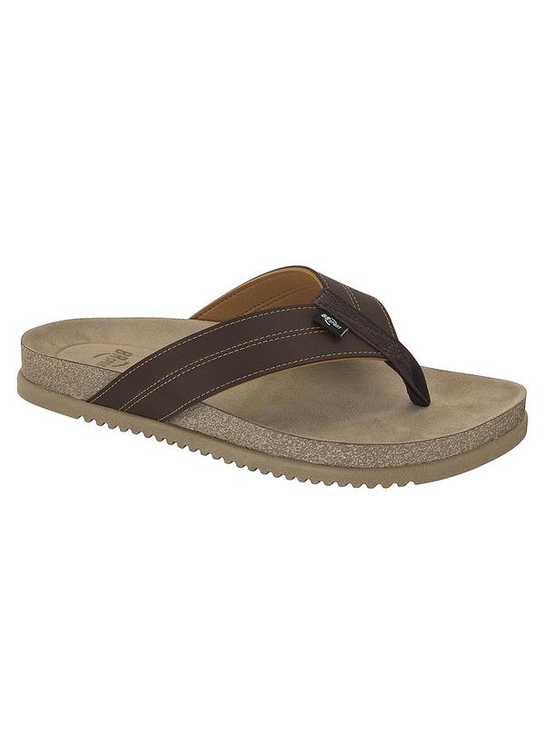 Chinelo Br Sports Café em Sintético