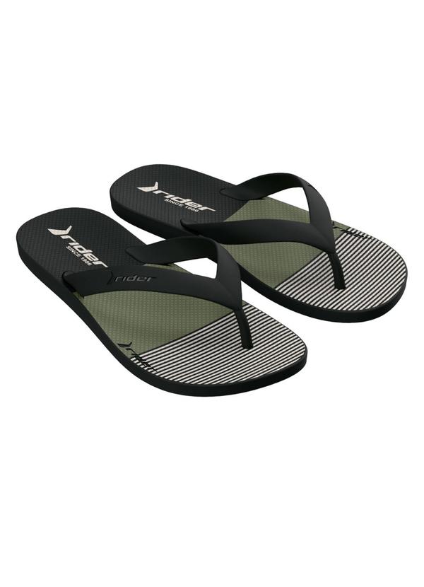 Chinelo Core Graphics Masculino Dedo Ca814 Preto