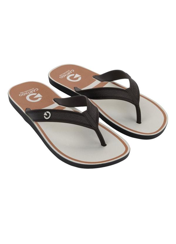 Chinelo Lugano Dedo Cf058 Marrom