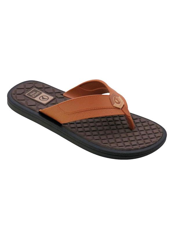 Vista 2 Chinelo Masculino Caramelo em Pvc Perfecta Perfecta