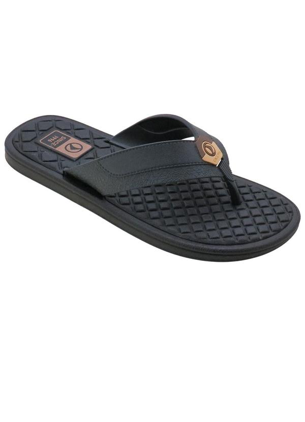 Chinelo Masculino Preto com Palmilha Confort