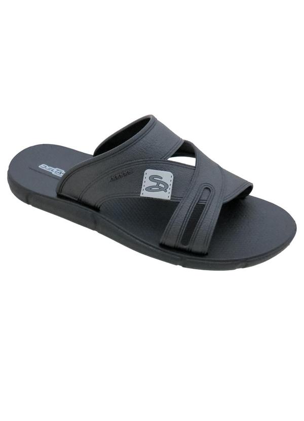 Chinelo Masculino Preto em Pvc