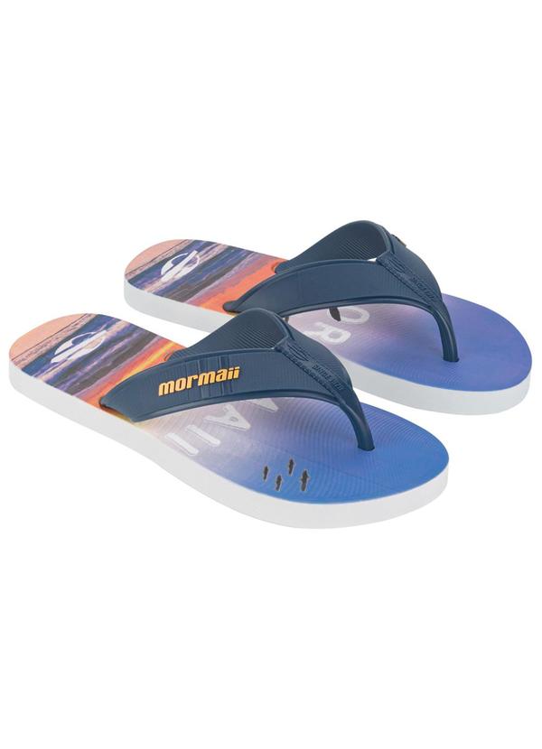 Chinelo Mormaii Tropical Graphics Azul