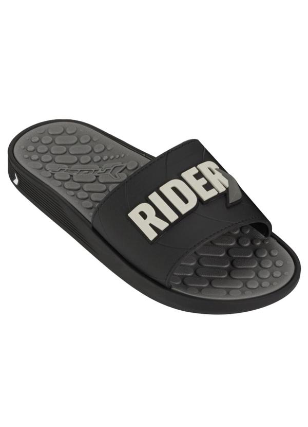 Chinelo Rider Pump Slide Preto