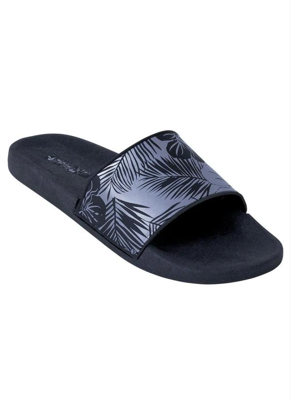 Vista 2 Chinelo Slide Cinza em Sintético Perfecta Perfecta