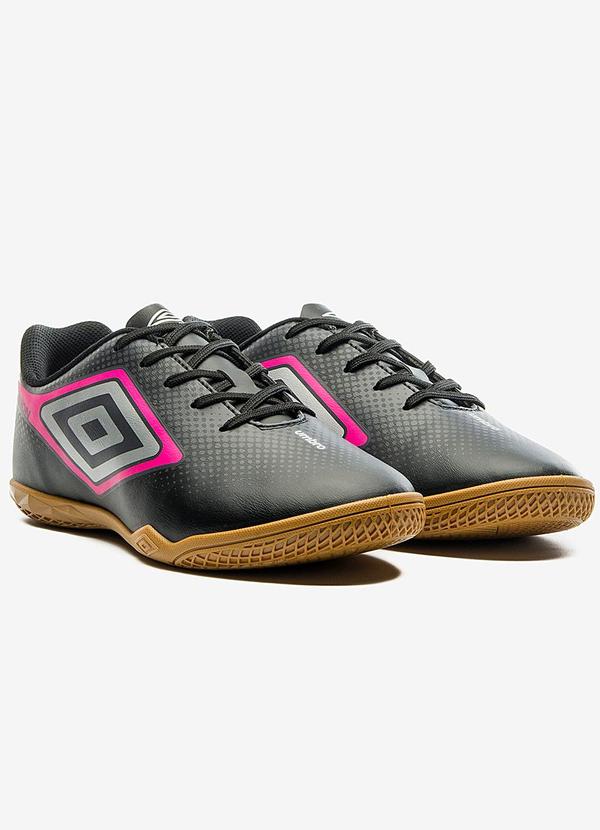 Vista 2 Chuteira Futsal Umbro Cannon Preto Umbro