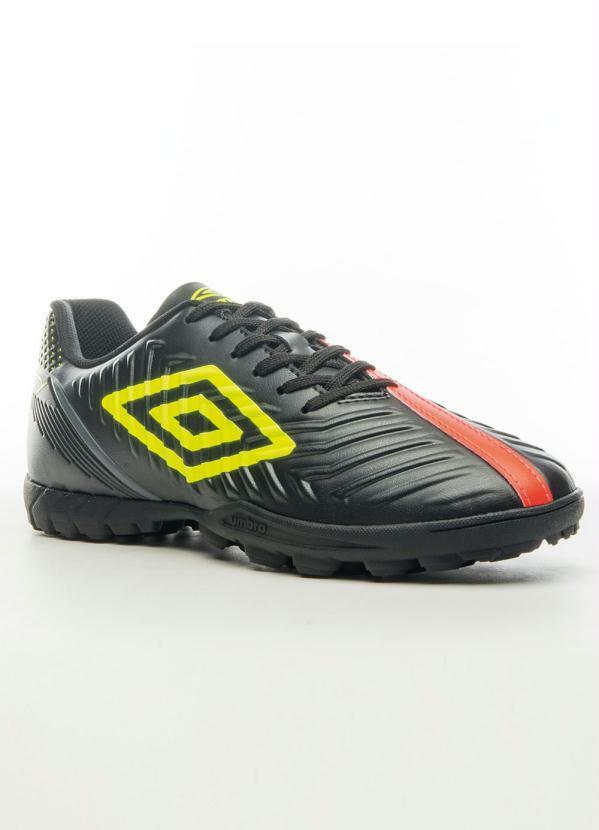 Vista 2 Chuteira Society Umbro Fifty Iv Preta Umbro