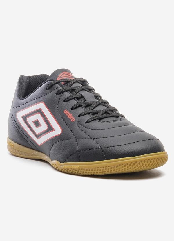 Vista 2 Chuteira Umbro Futsal Class Footballer Preta Umbro