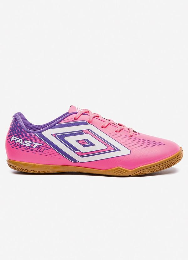Vista 2 Chuteira Umbro Futsal Fast Ii Roxa Umbro