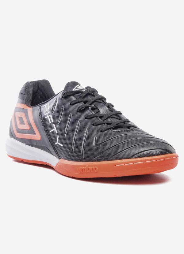 Vista 2 Chuteira Umbro Futsal Fifty Vi Preta Umbro