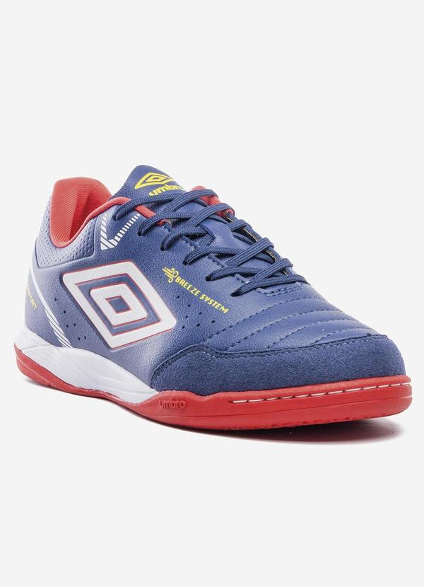 Vista 2 Chuteira Umbro Futsal Neo-Comfort Azul Umbro