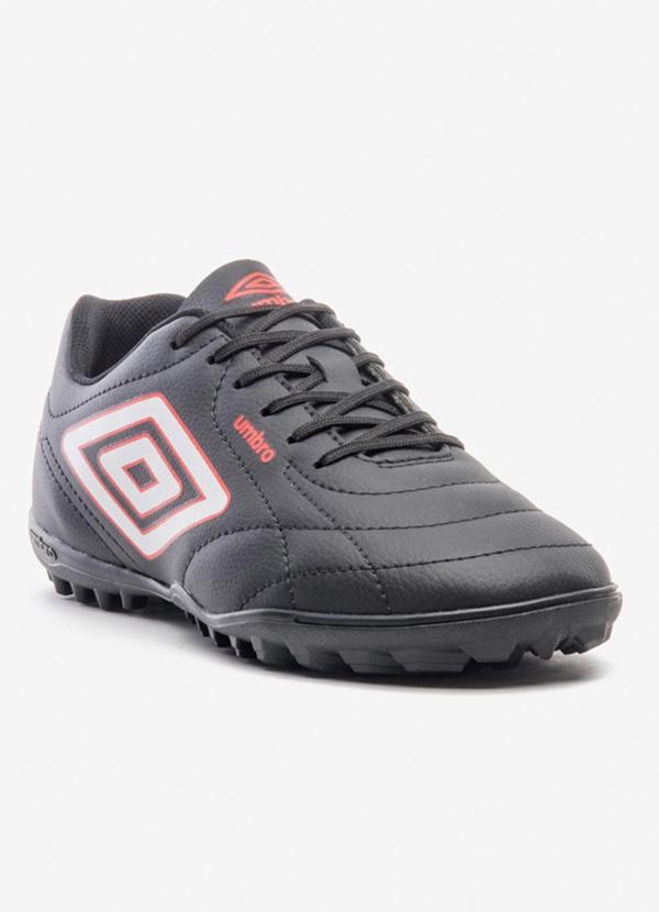 Vista 2 Chuteira Umbro Society Class Footballer Preta Umbro
