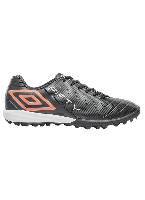 Vista 2 Chuteira Umbro Society Fifty Vi Preta Umbro