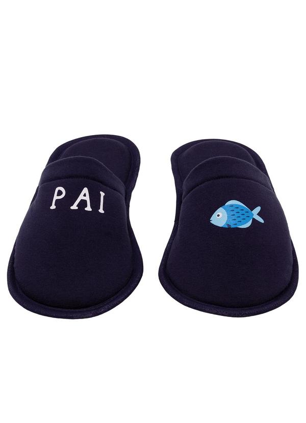 Chinelo Pantufa Pai Marinho em Tecido