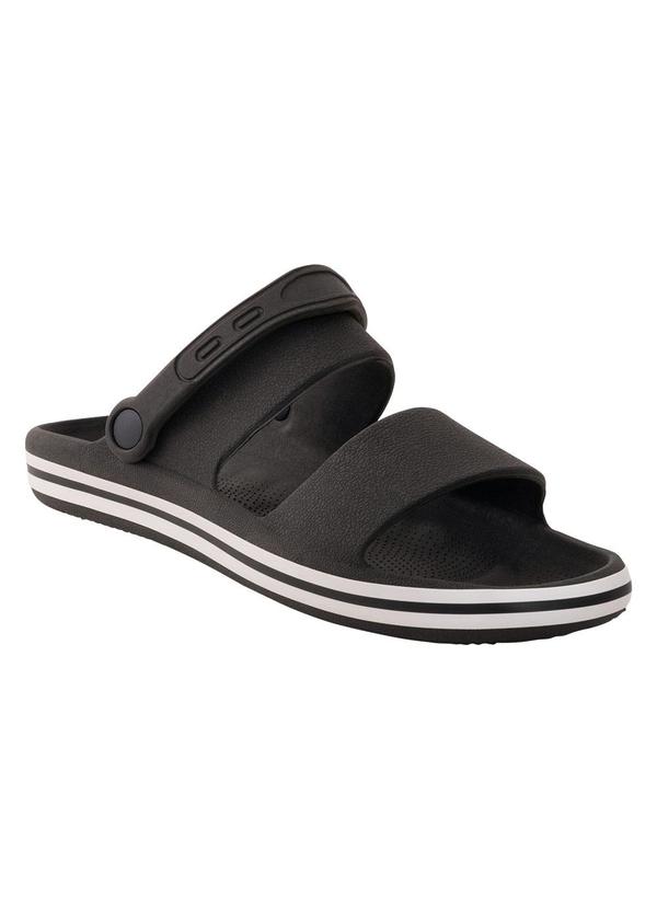 Vista 2 Sandália Masculina Preto Perfecta Perfecta