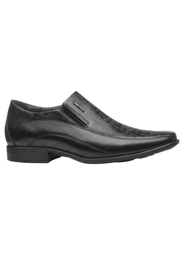 Sapato Pegada Preto com Detalhe de Elástico