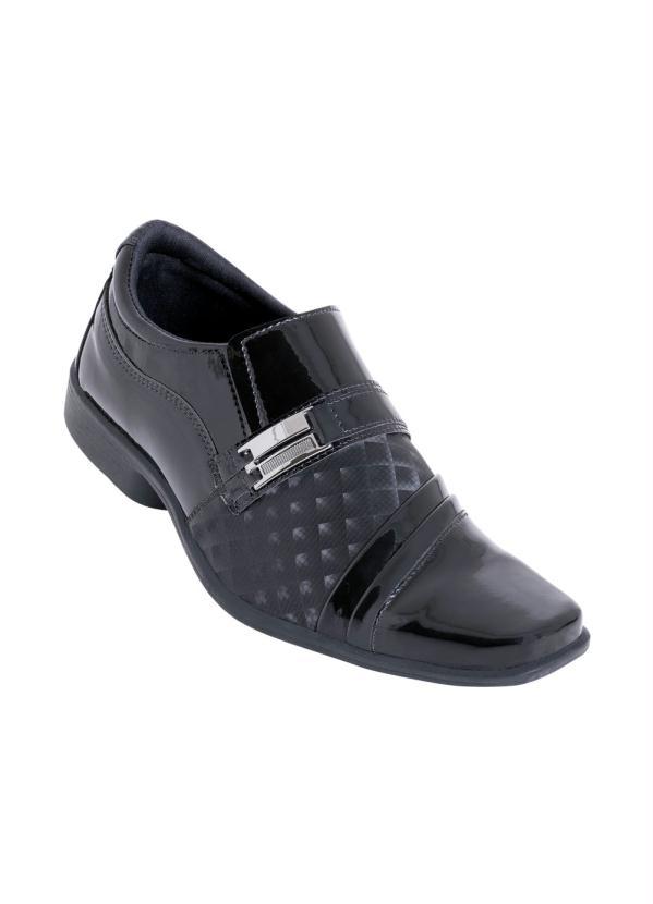 Sapato Preto em Sintético