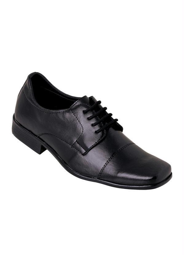 Sapato Preto em Sintético